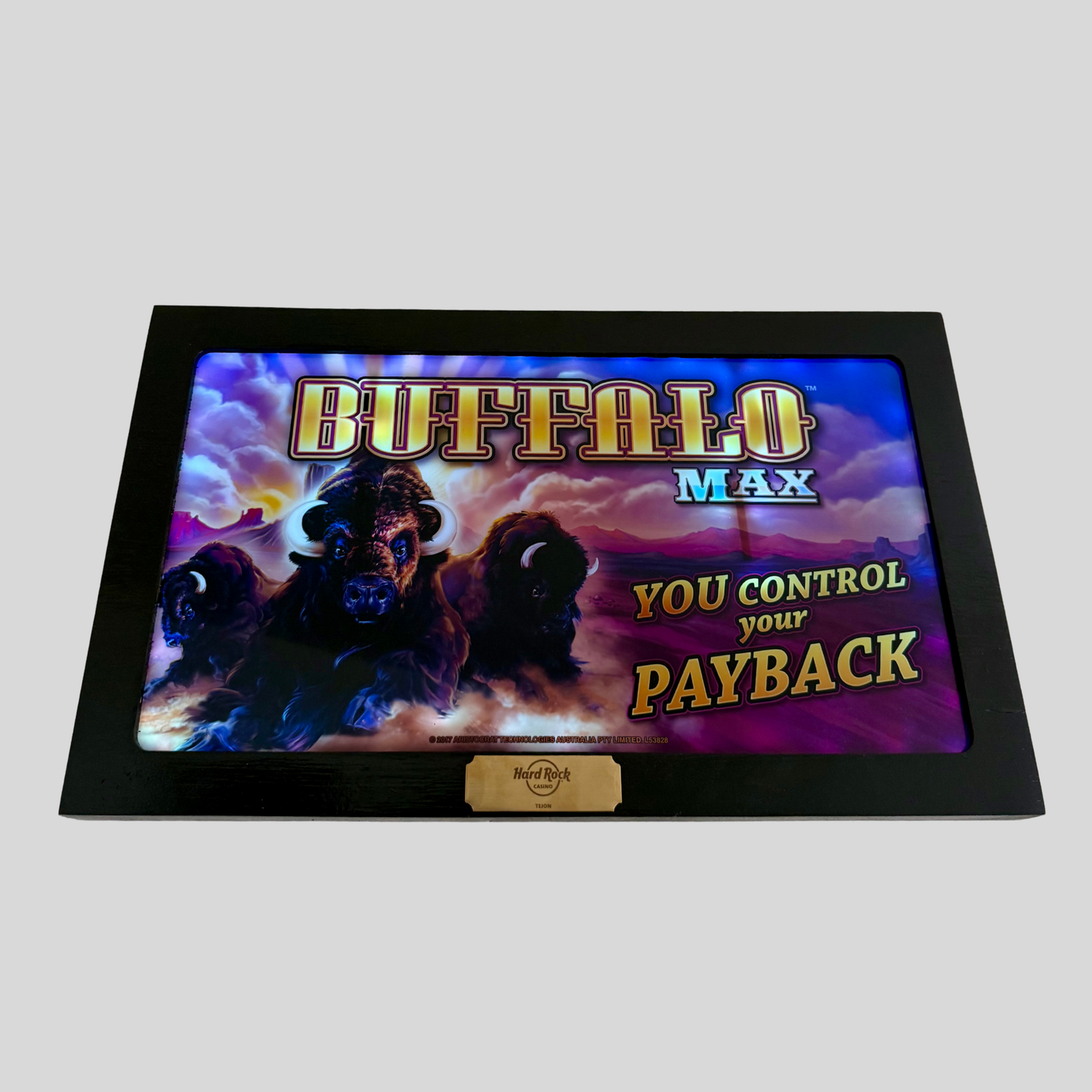 Buffalo Slot Retro Acrylic