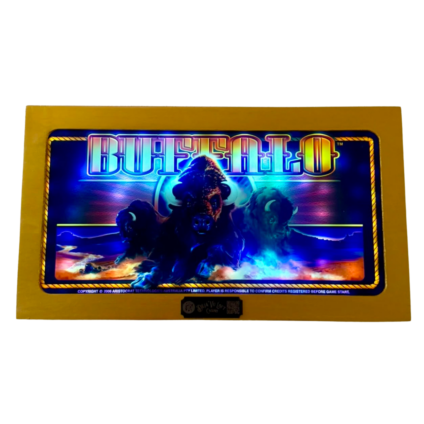 Buffalo Slot Retro Acrylic