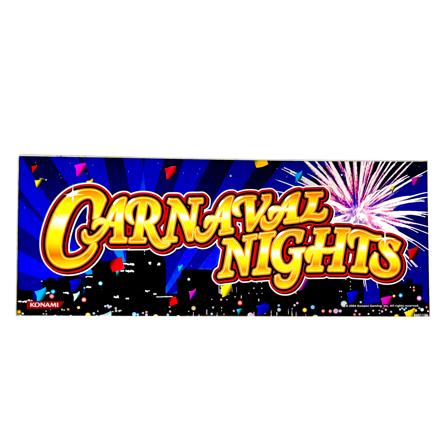 Carnival Nights Slot Glass