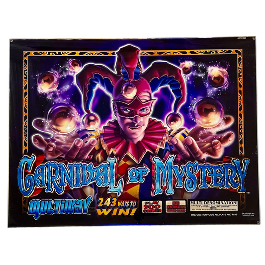 Carnival Of Mystery Jumbo Slot Glass