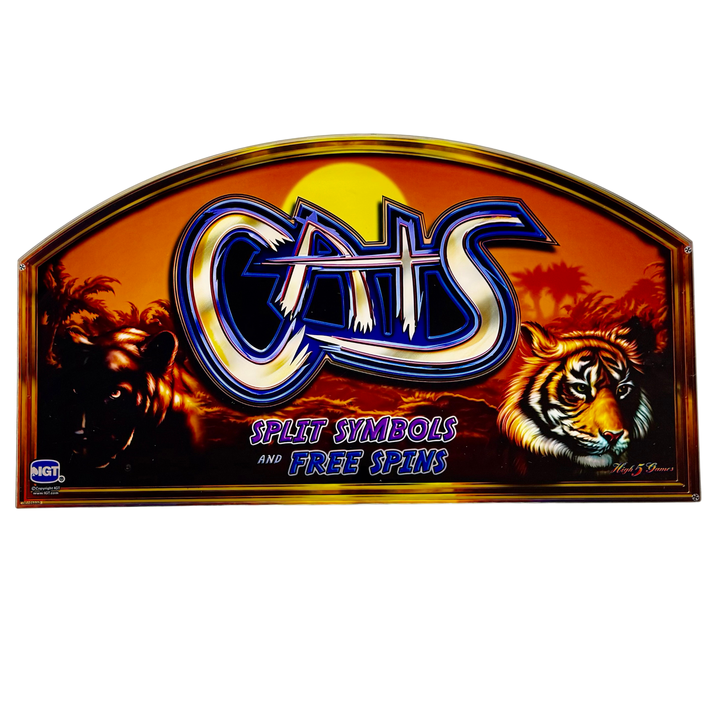 Cats Slot Glass