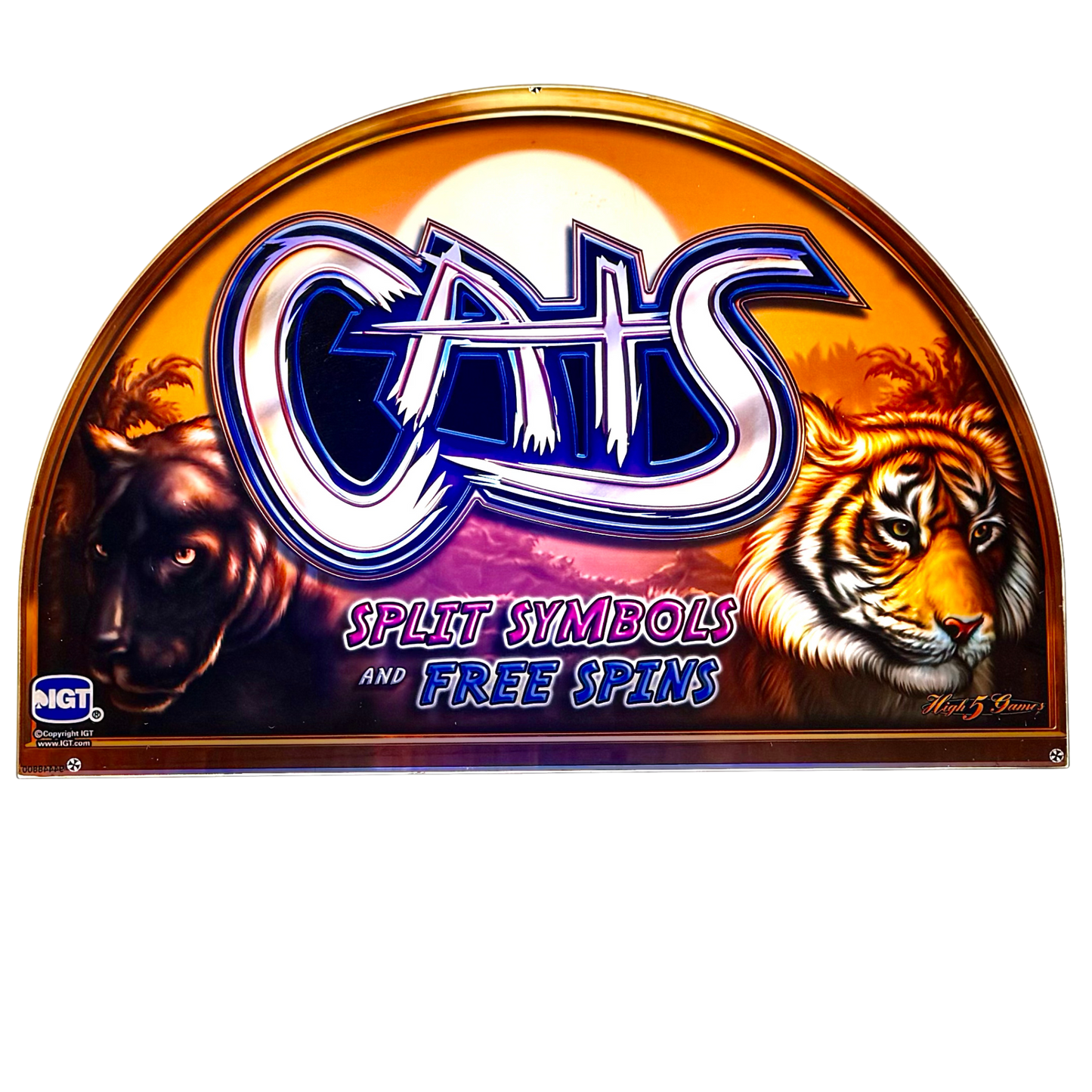 Cats Slot Glass