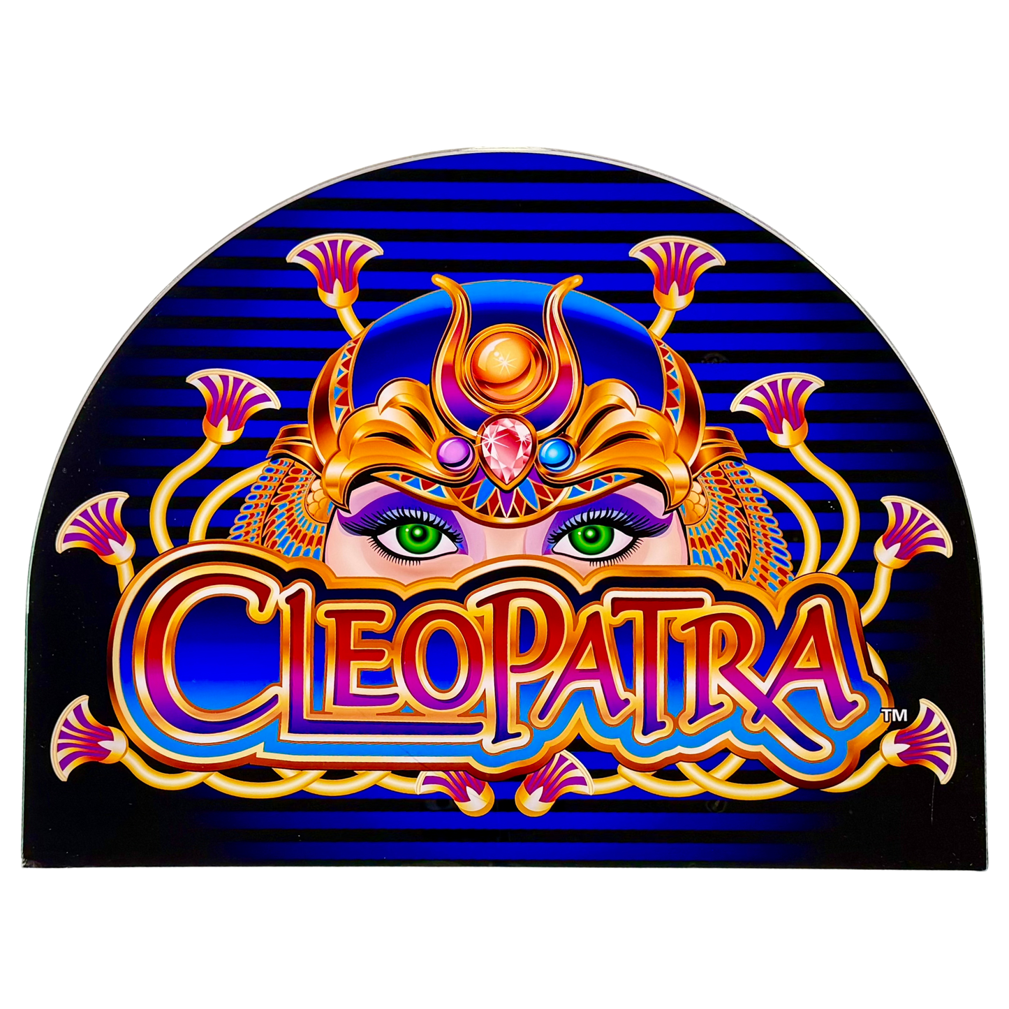 Cleopatra Jumbo Slot Glass