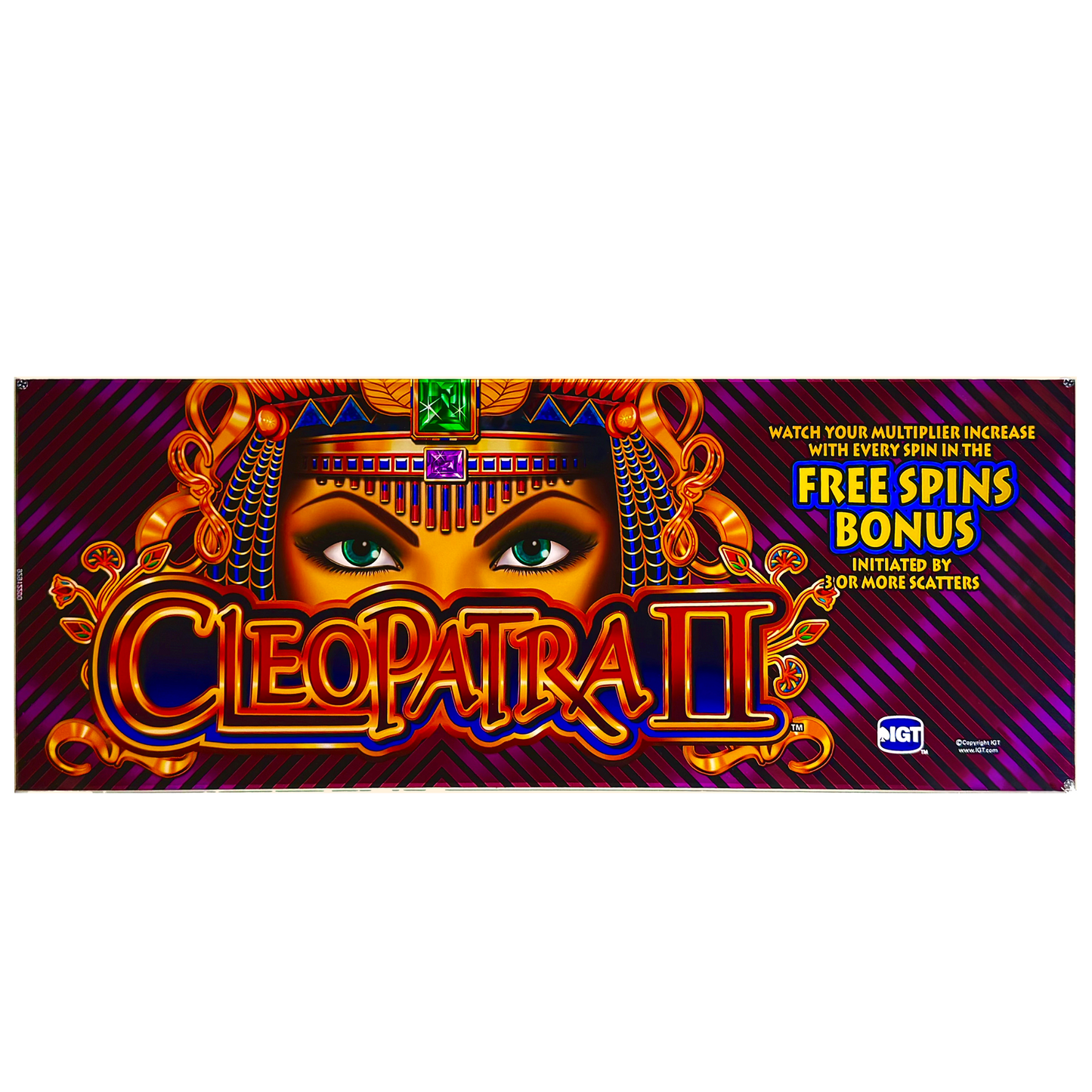 Cleopatra 2 Slot Glass