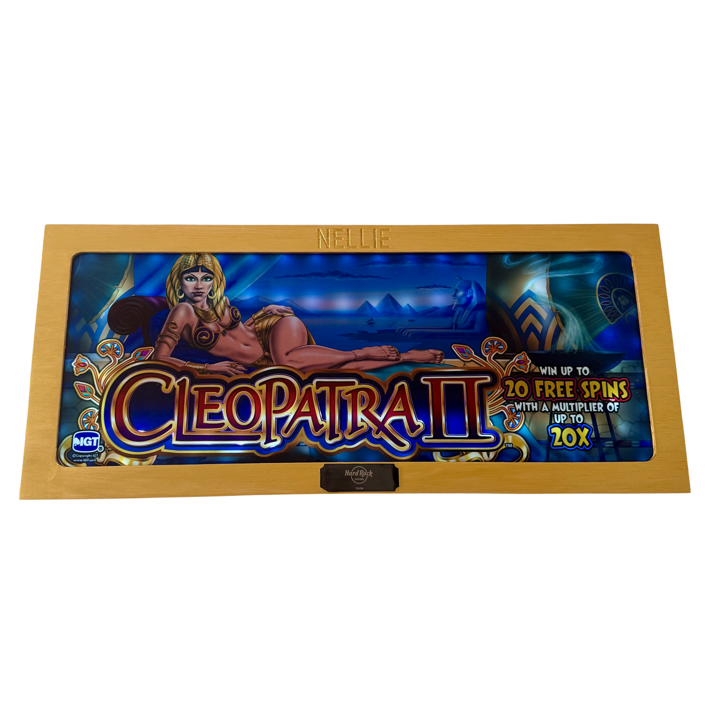 Cleopatra II Slot Glass