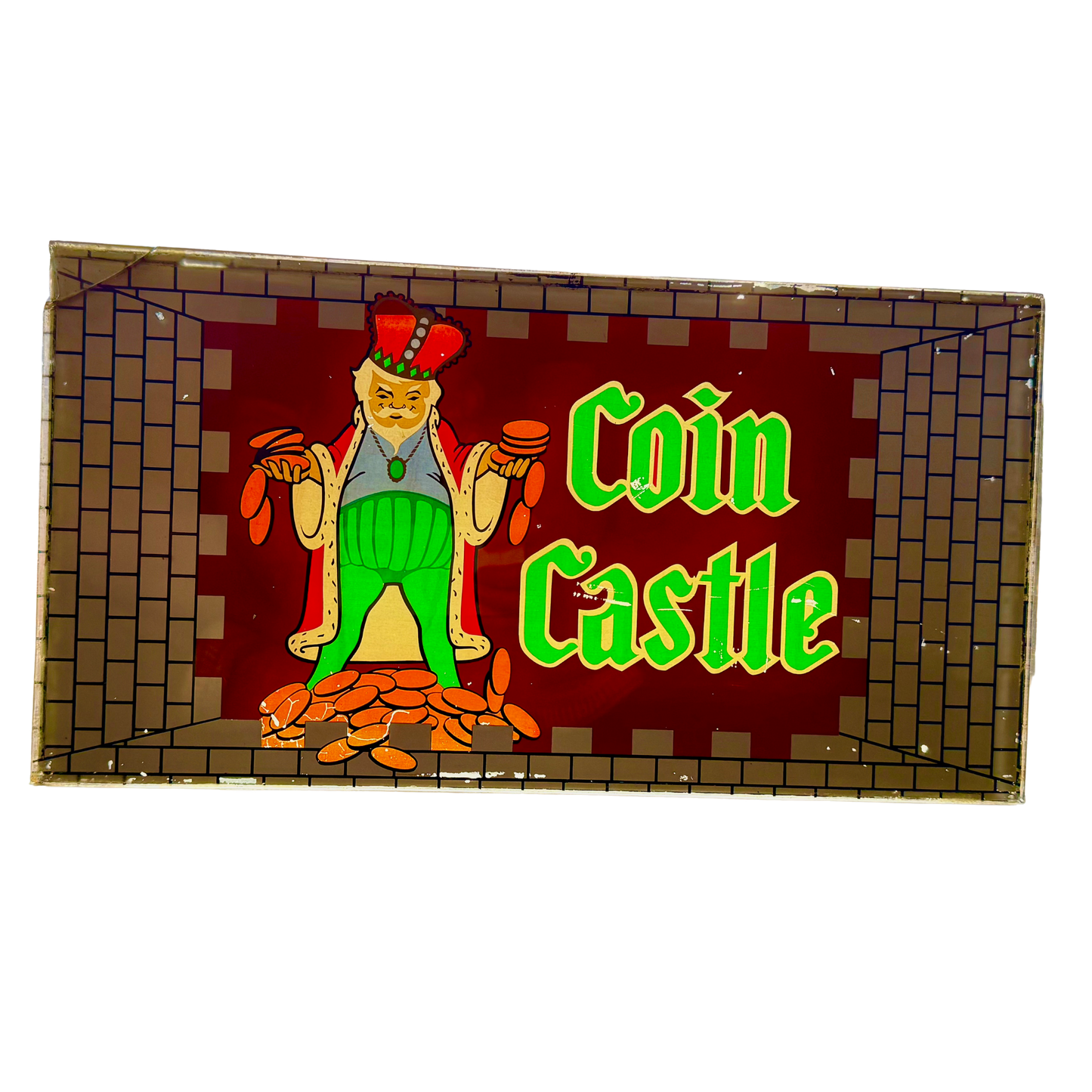 Coin Castle Slot Glass