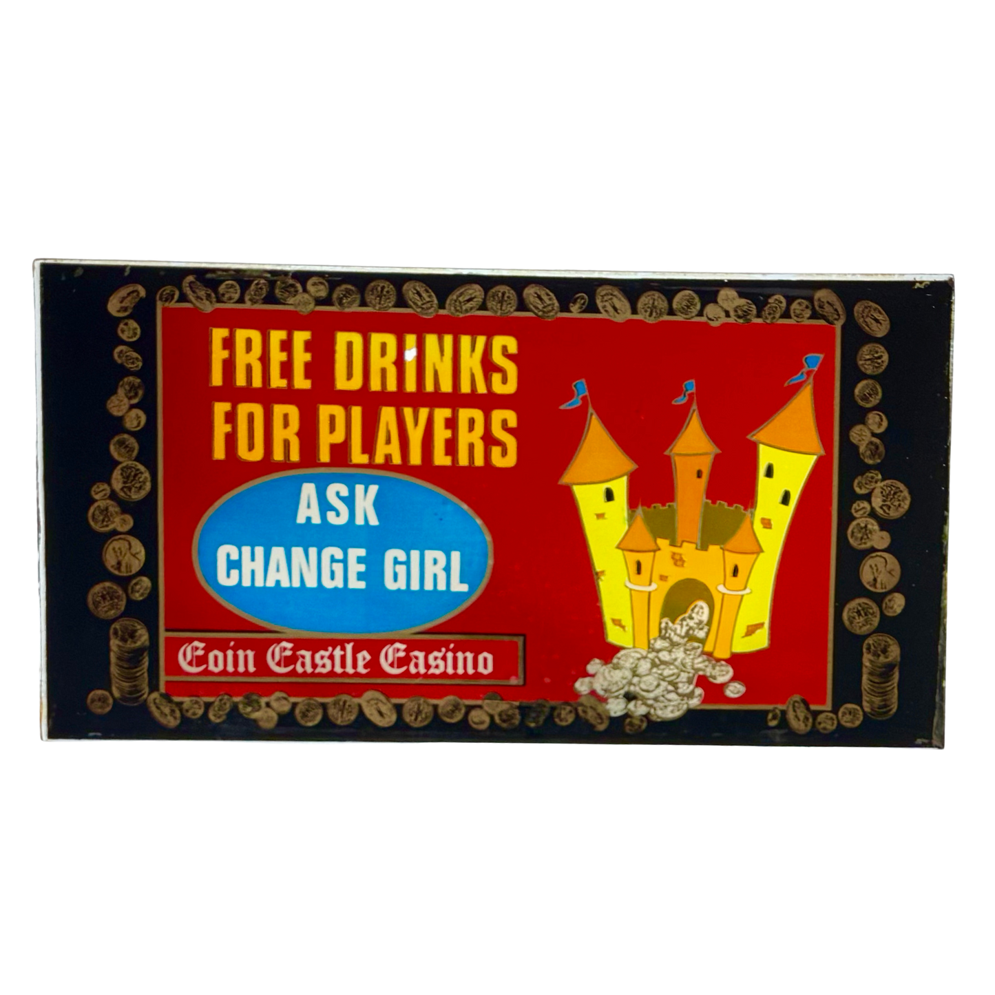 Coin Castle Casino Slot Glass