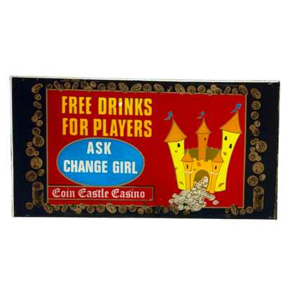 Coin Castle Casino Slot Glass