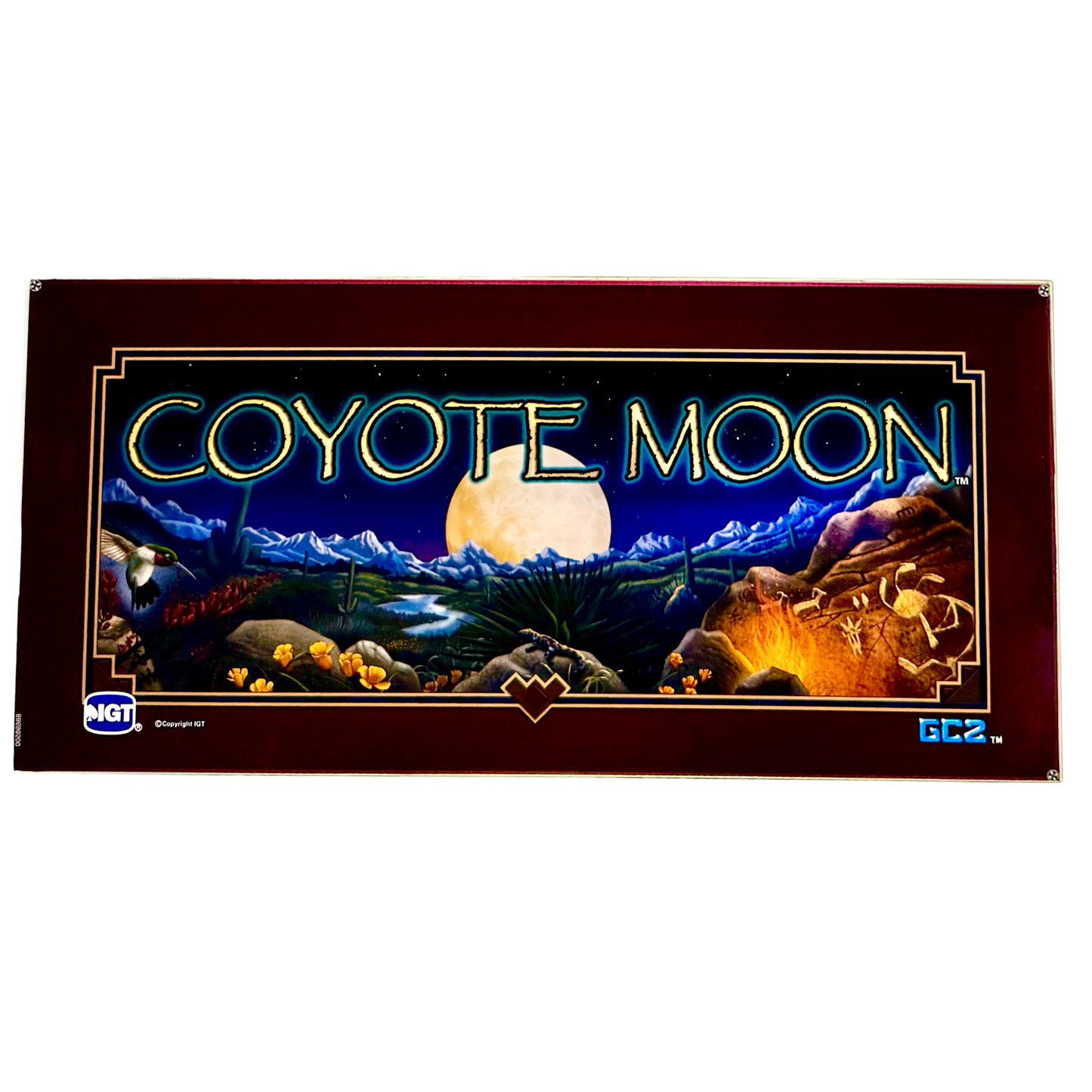 Coyote Moon Slot Glass