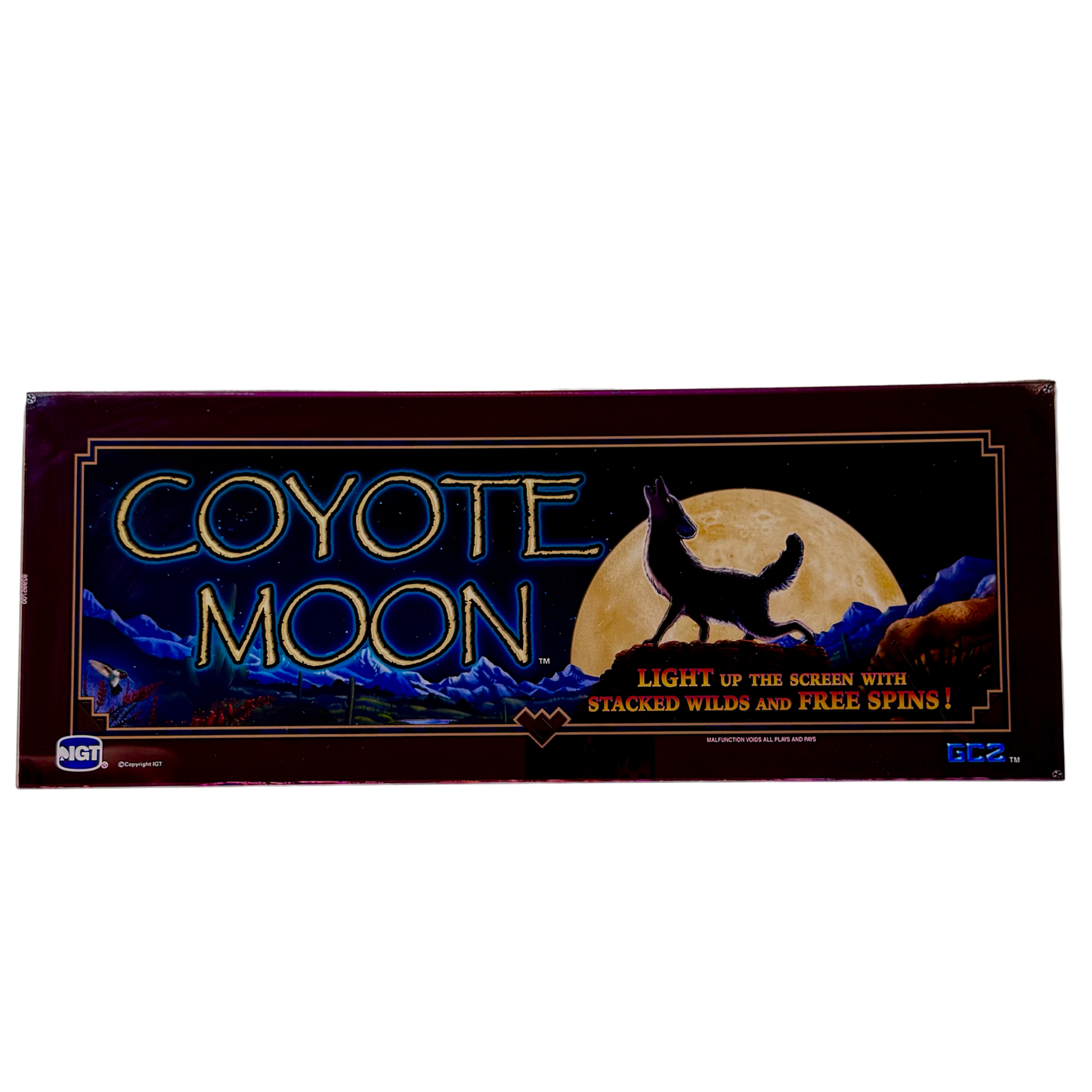 Coyote Moon Slot Glass