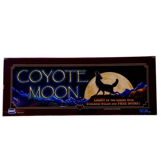 Coyote Moon Slot Glass