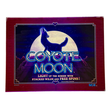 Coyote Moon Jumbo Slot Glass