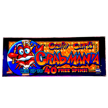 Crafty Carl's Crabmania Slot Glass