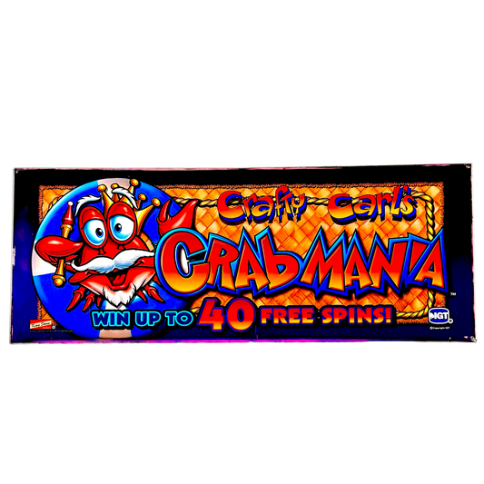 Crafty Carl's Crabmania Slot Glass