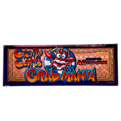 Crafty Carl's Crabmania Slot Glass