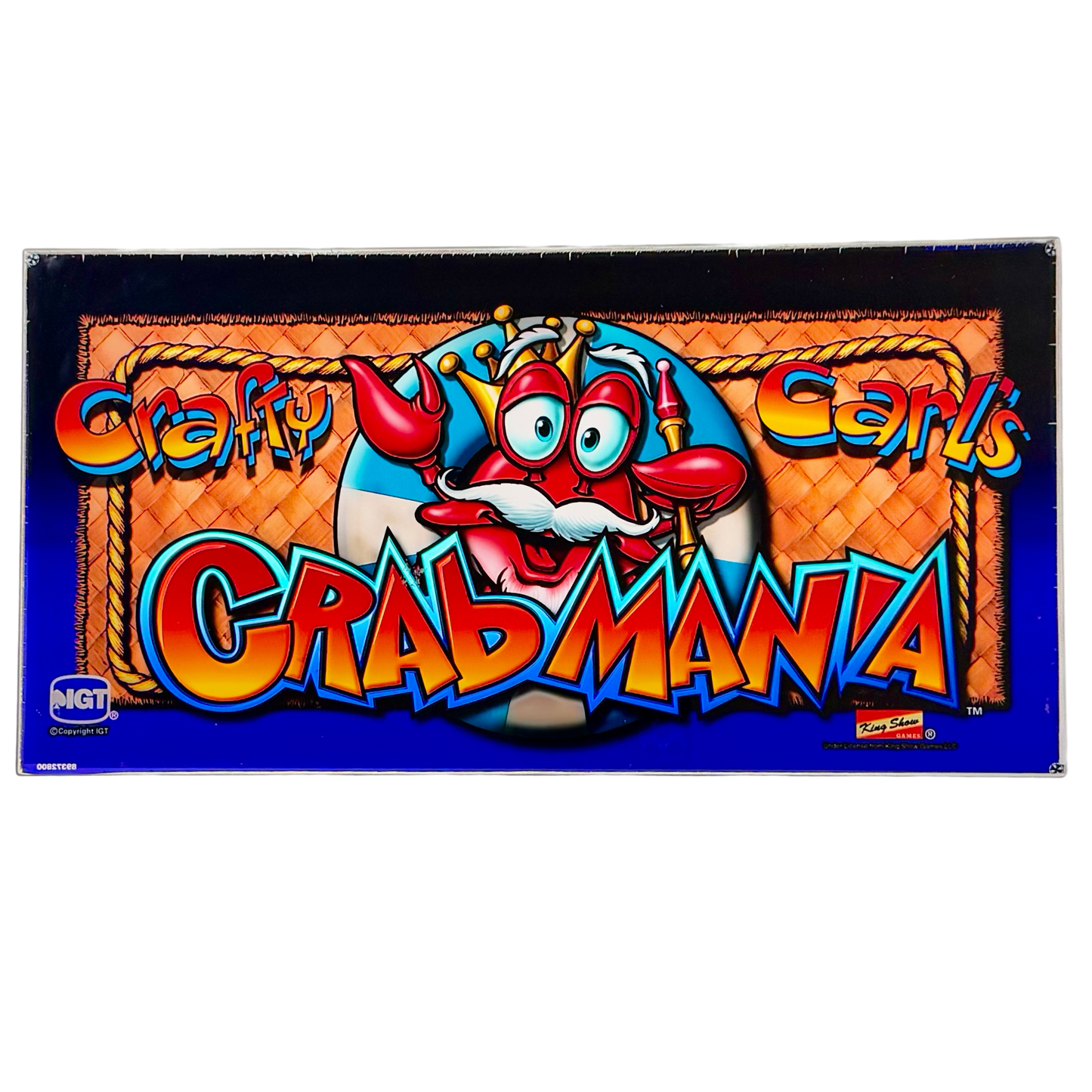 Crafty Carl's Crabmania Slot Glass