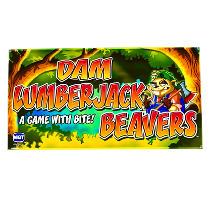 Dam Lumberjack Beavers Slot Glass