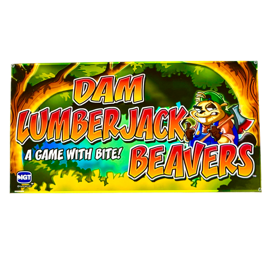 Dam Lumberjack Beavers Slot Glass