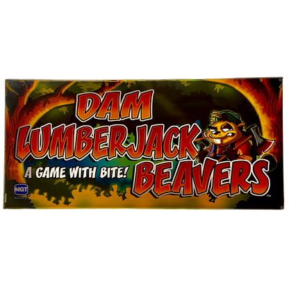 Dam Lumberjack Beavers Slot Glass