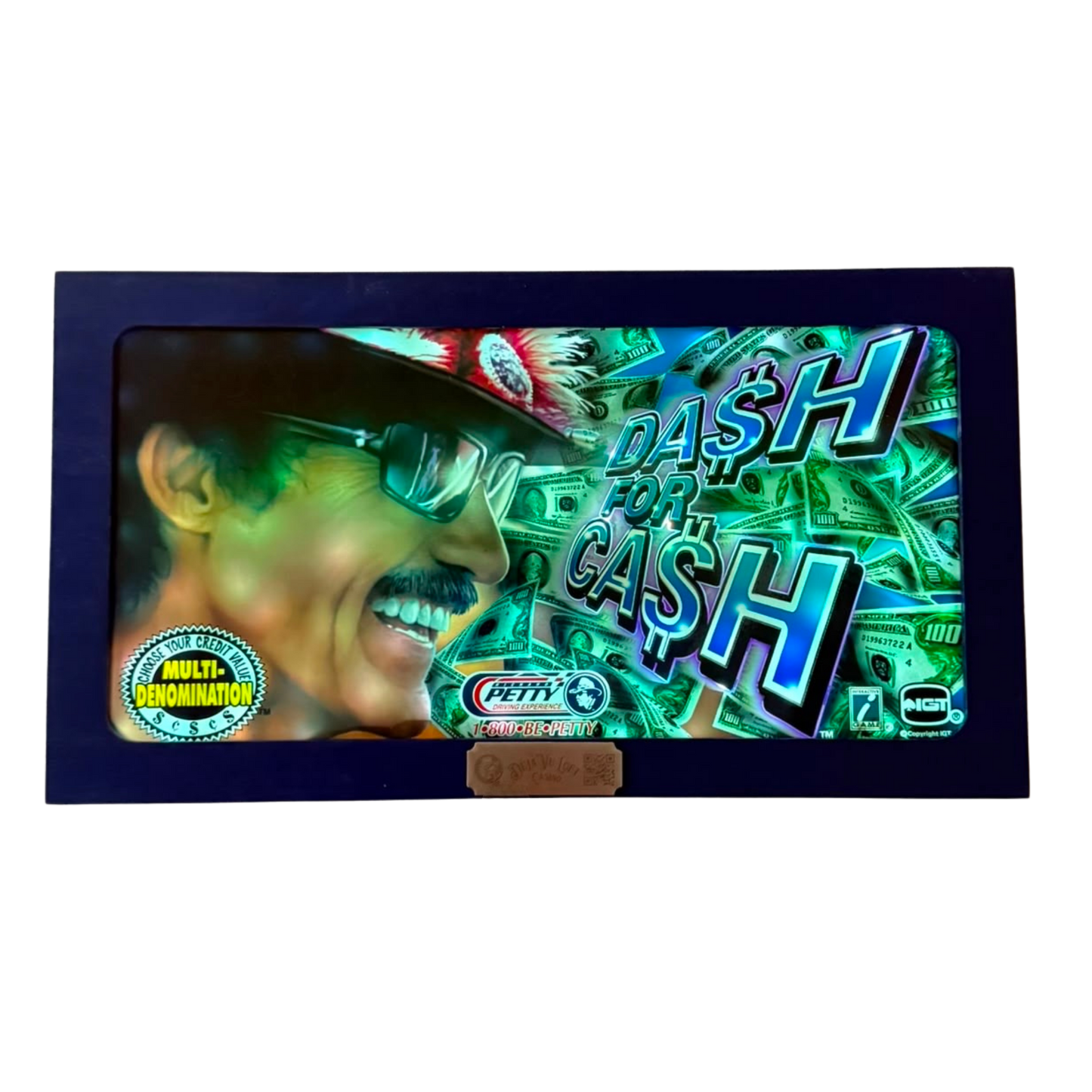 Richard Petty - Dash For Cash Slot Glass