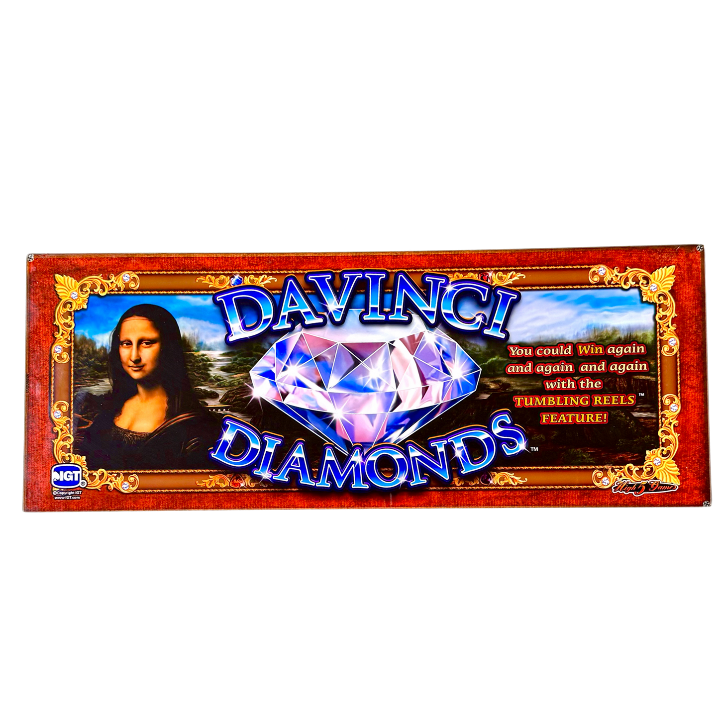 DaVinci Diamonds Slot Glass