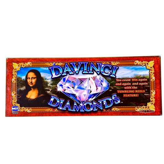 DaVinci Diamonds Slot Glass