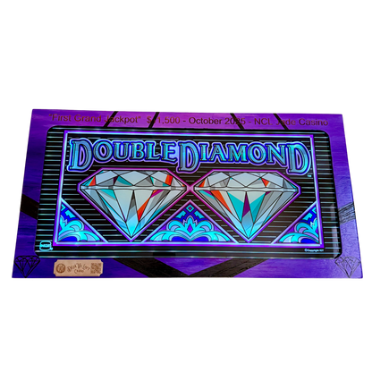 Double Diamond Slot Glass