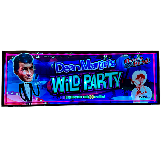 Dean Martin's Wild Party Slot Glass