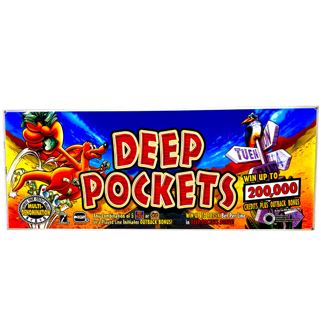 Deep Pockets Slot Glass