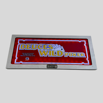 Deuces Wild Poker Slot Glass