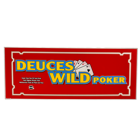 Deuces Wild Poker Slot Glass