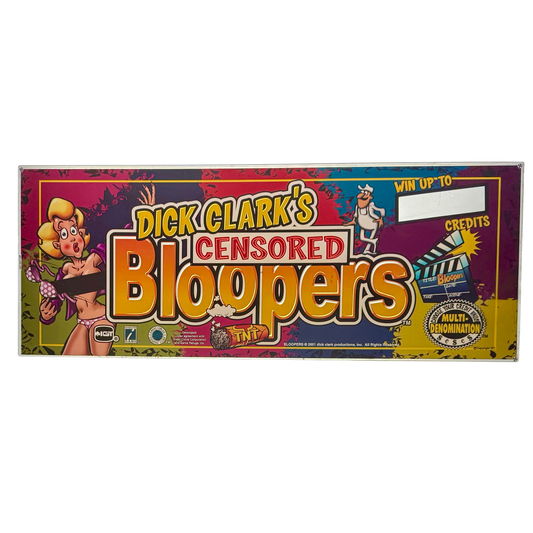 Dick Clark's Censored Bloopers Slot Glass