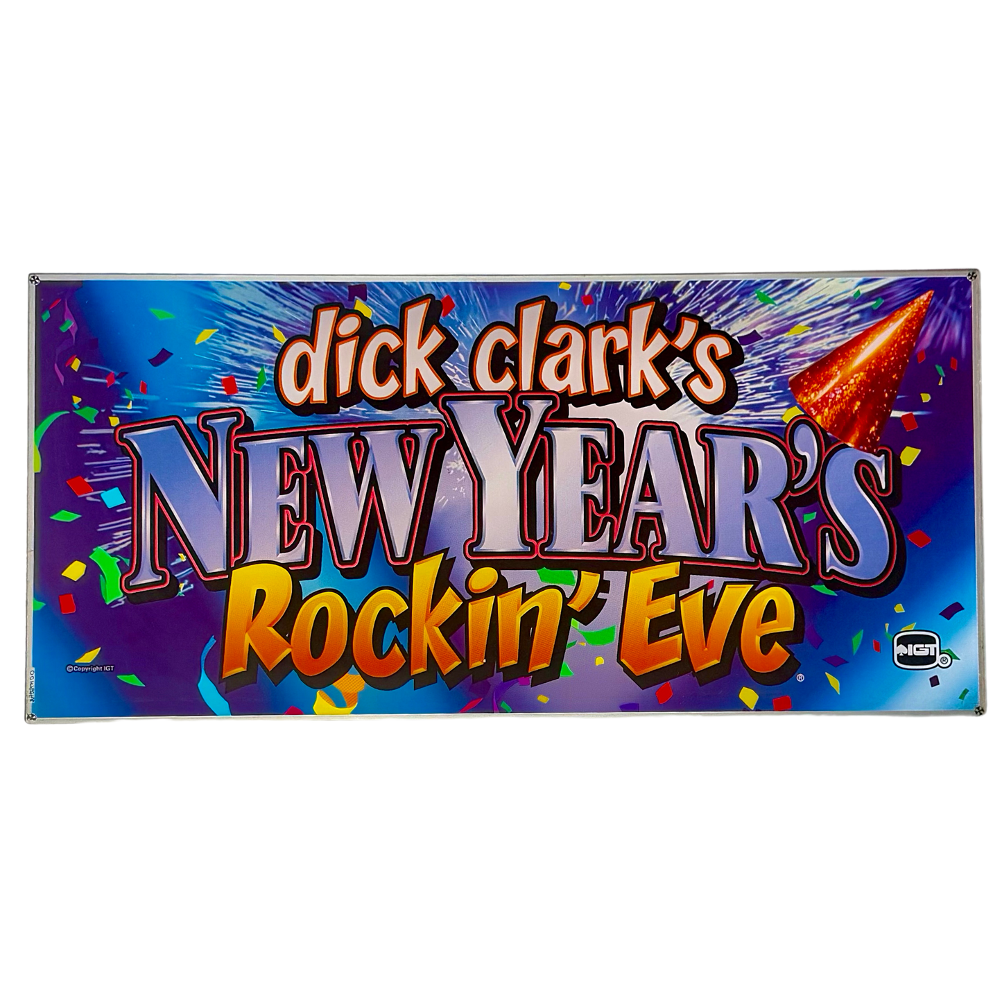 Dick Clark's New Year's Rockin' Eve Slot Glass