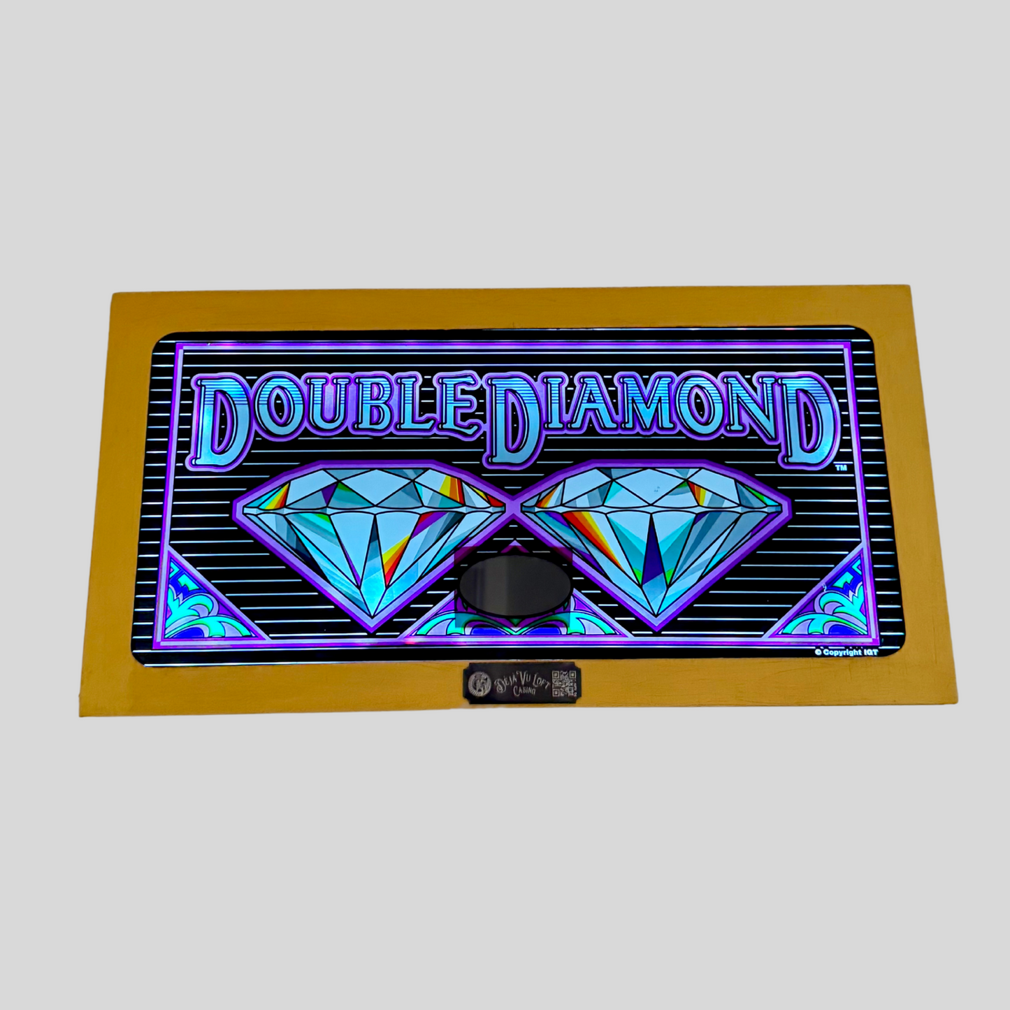Double Diamond Slot Glass