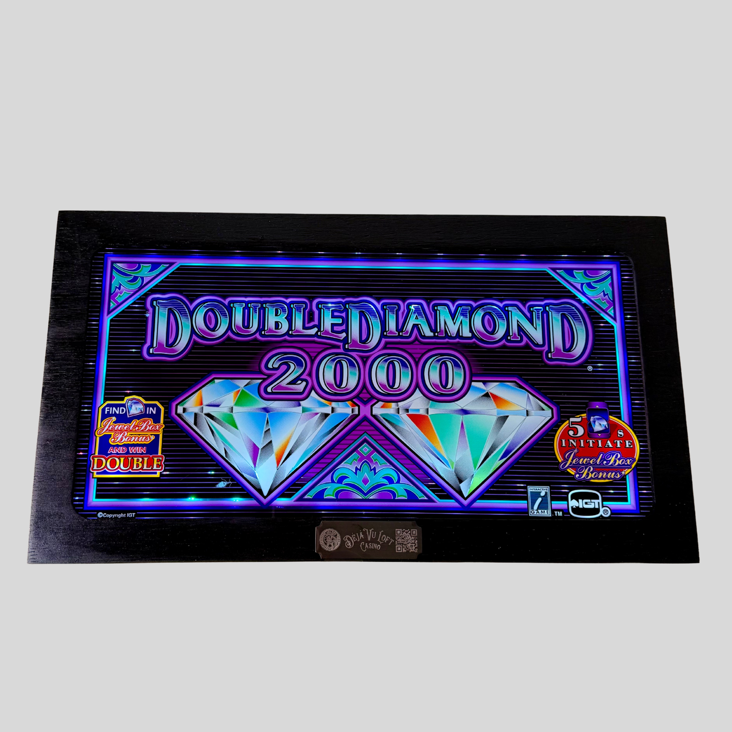 Double Diamond 2000 Slot Glass