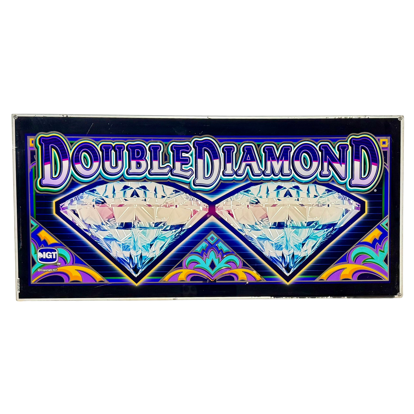 Double Diamond Slot Glass