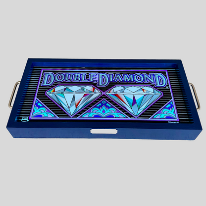 Double Diamond Slot Glass