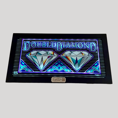 Double Diamond Slot Glass