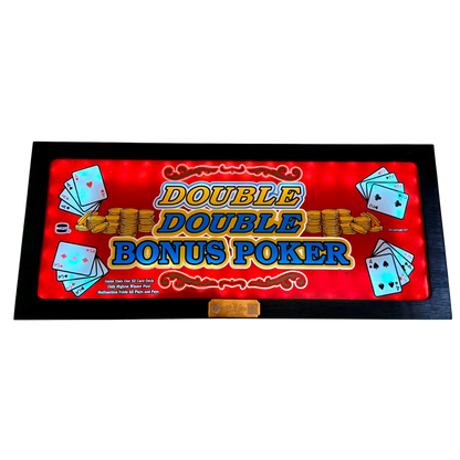 Double Double Bonus Poker Slot Glass