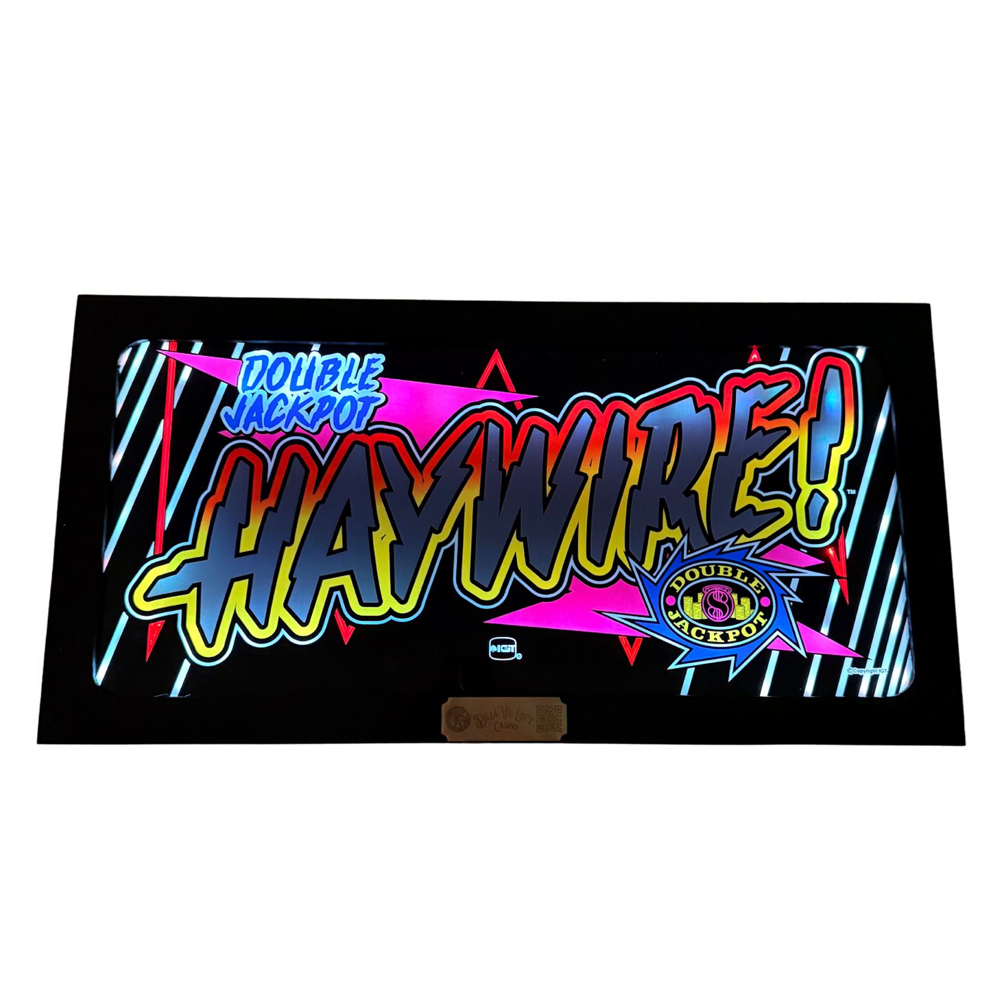 Double Jackpot Haywire! Slot Glass