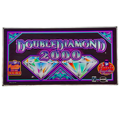 Double Diamond 2000 Slot Glass