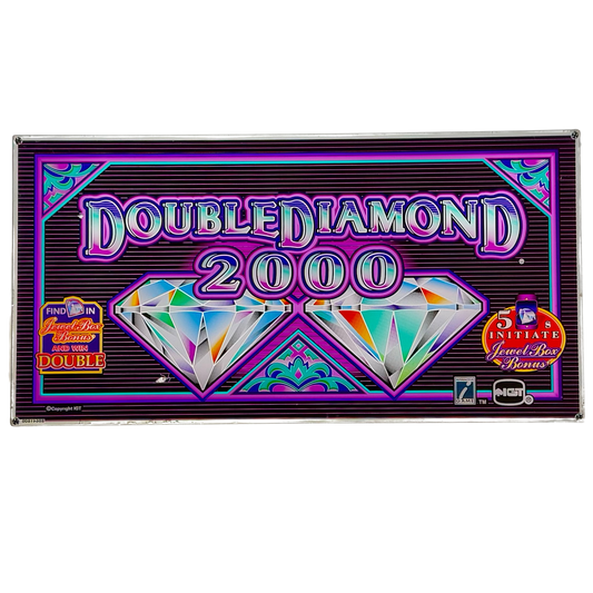 Double Diamond 2000 Slot Glass