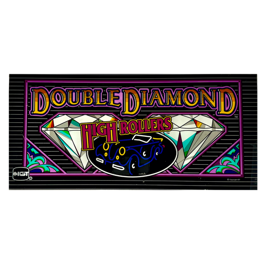 Double Diamond High Rollers Slot Glass