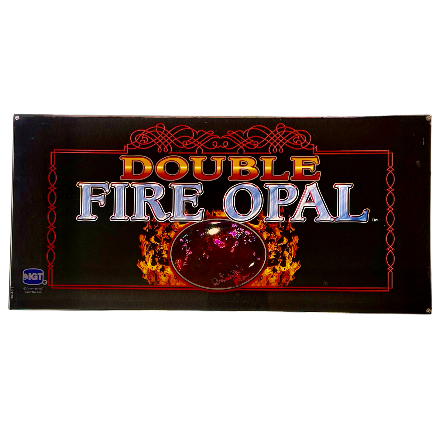 Double Fire Opal Slot Glass