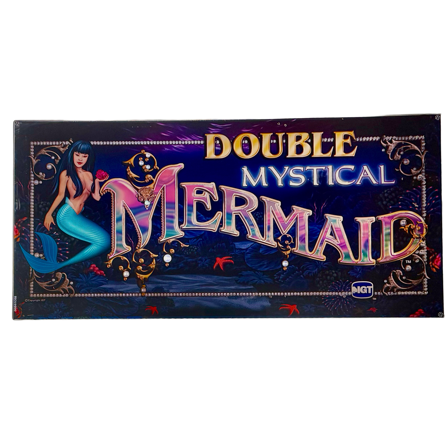 Double Mystical Mermaid Slot Glass