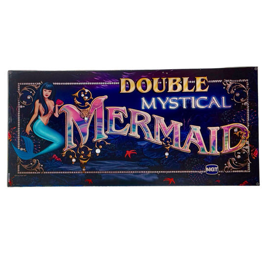 Double Mystical Mermaid Slot Glass