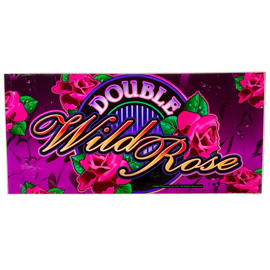 Double Wild Rose Slot Glass