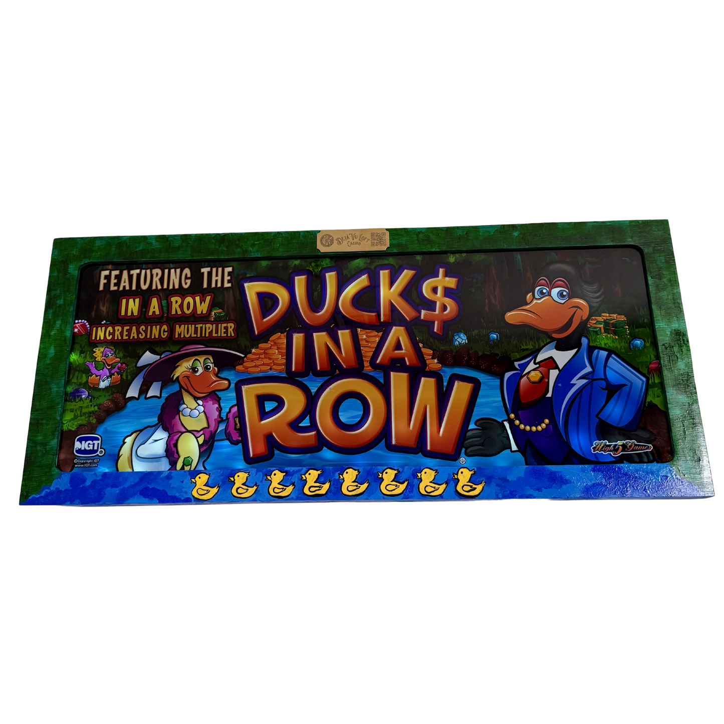 Ducks In A Row Slot Glass