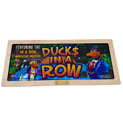 Ducks In A Row Slot Glass