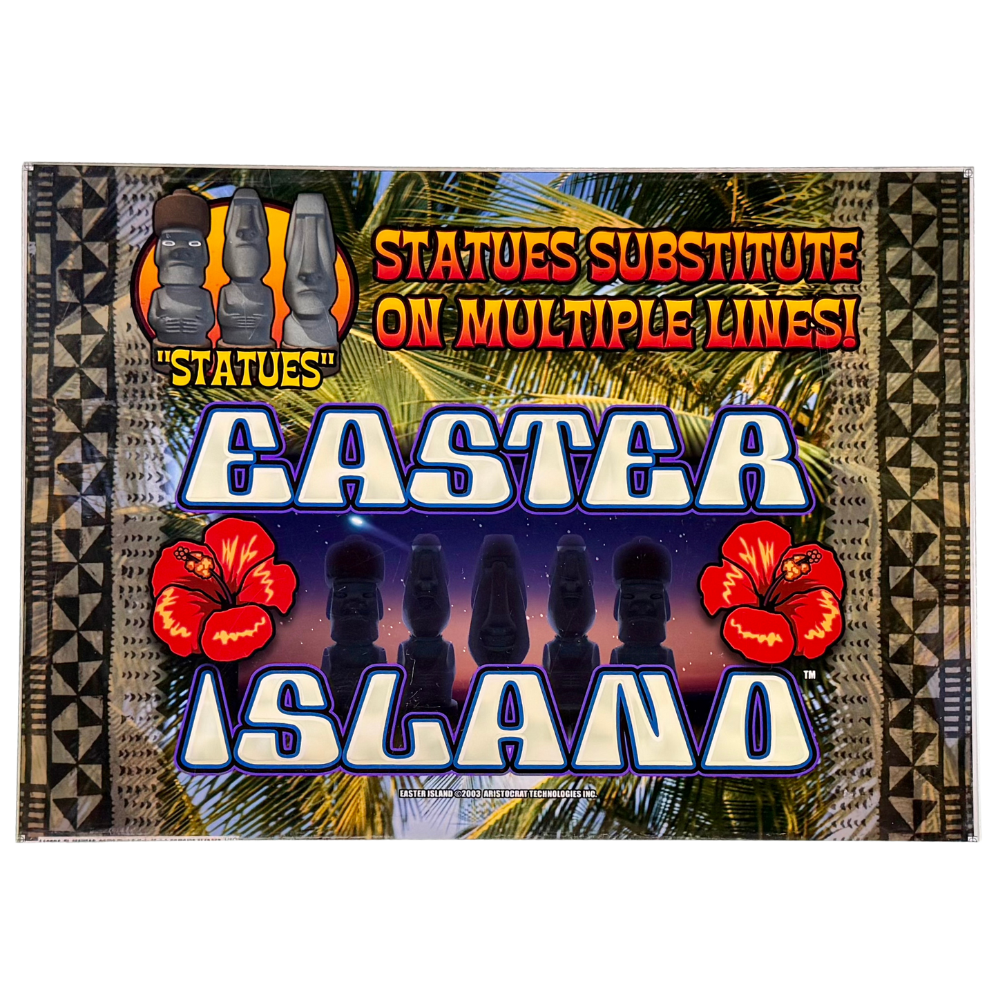 Easter Island Slot Retro Acrylic